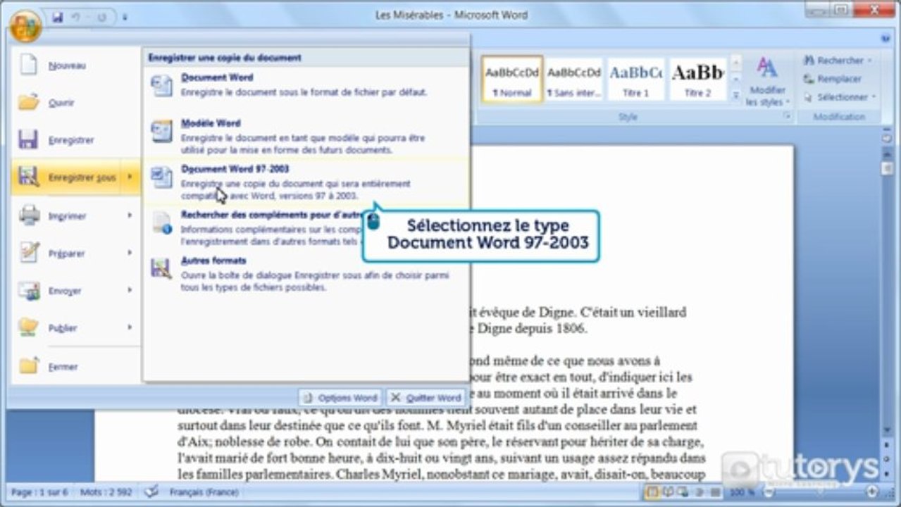 Comment assurer la compatibilité de vos documents Word 2007 ?