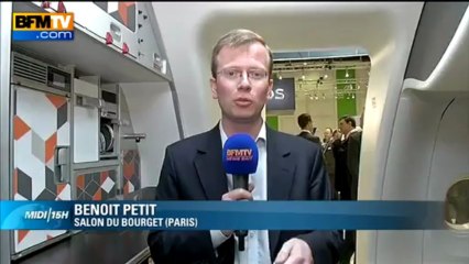 Salon du Bourget: visite d'une cabine d'A320 améliorée - 18/06