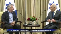 Robert De Niro meets Israeli president