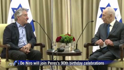 Robert De Niro meets Israeli president