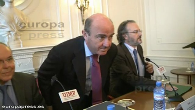 Guindos: Caída PIB, más próxima al 0 que al 0'5