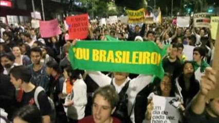 Protests spread across Brazil