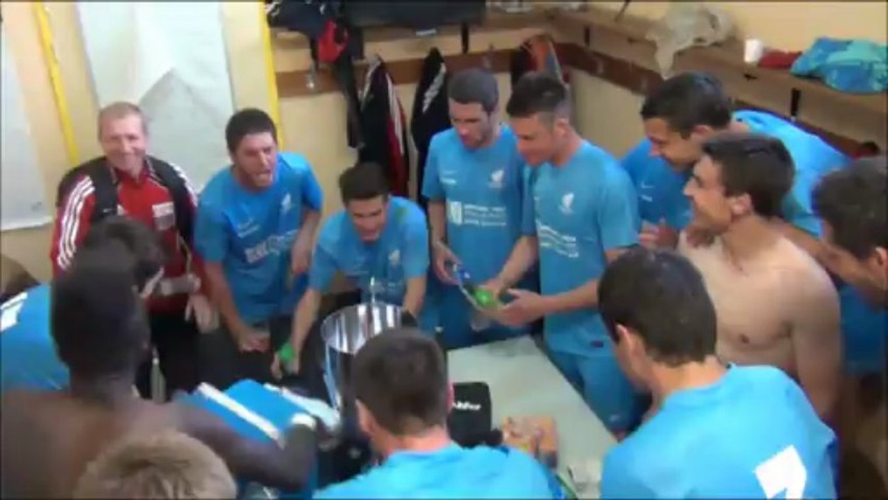 Coupe Atlantique Séniors 2013 : La joie dans le vestiaire des Herbiers