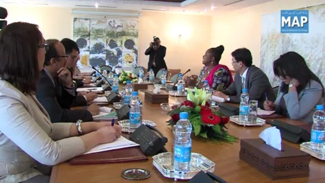 Amrani s'entretient avec la Rapporteuse Spéciale de l'ONU sur les droits Fondamentaux des victimes de la traite