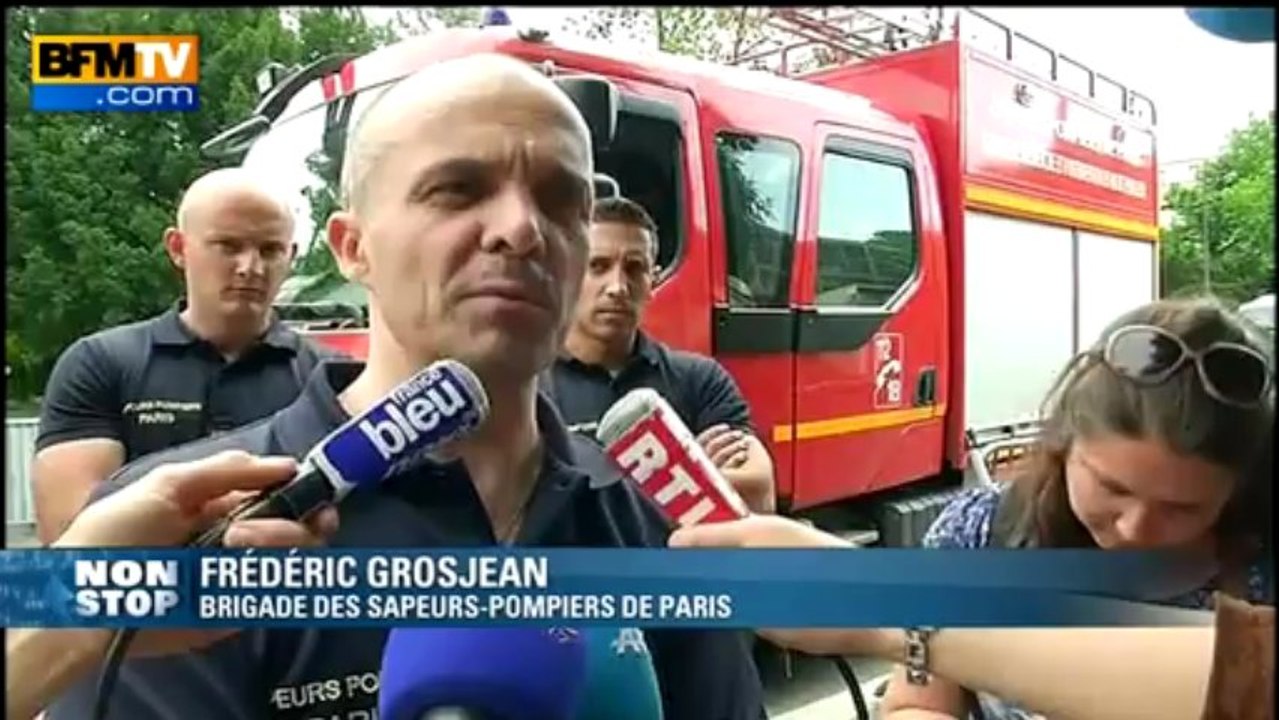 Homme sur la Tour Eiffel: "il voulait être filmé à partir d'un hélicoptère" - 18/06