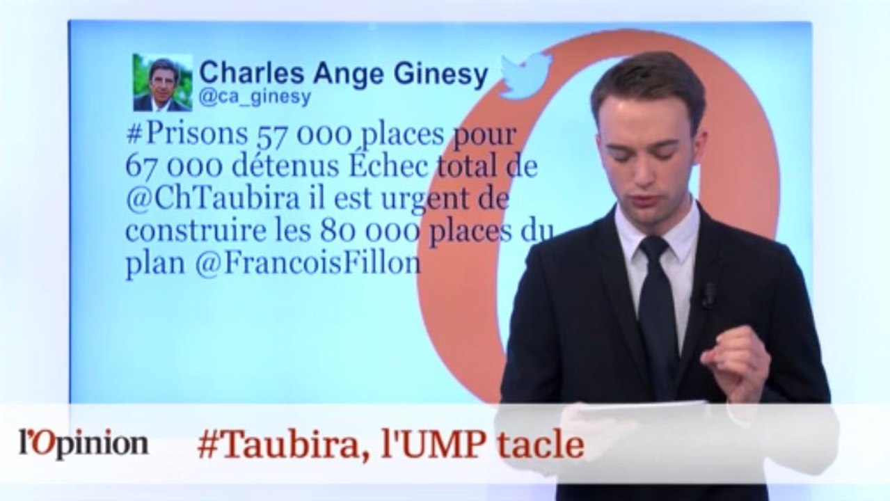 Tweetclash : #Taubira, l'UMP tacle