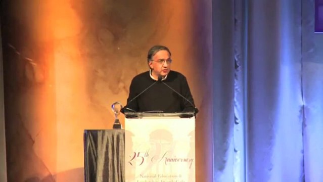Autosital - Sergio Marchionne reçoit le prix d'Excellence en affaires