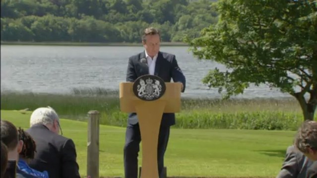 Cameron outlines seven G8 agreements on Syria crisis
