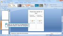 Comment créer de nouvelles diapositives avec PowerPoint 2007 ?