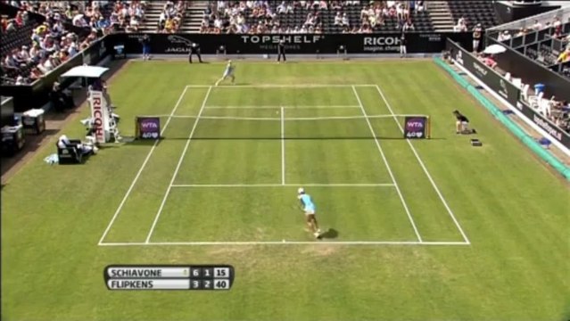 Schiavone eliminata dalla Flipkens in Olanda