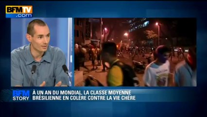 BFM STORY: À un an du mondial, la classe moyenne brésilienne en colère contre la vie chère - 18/06