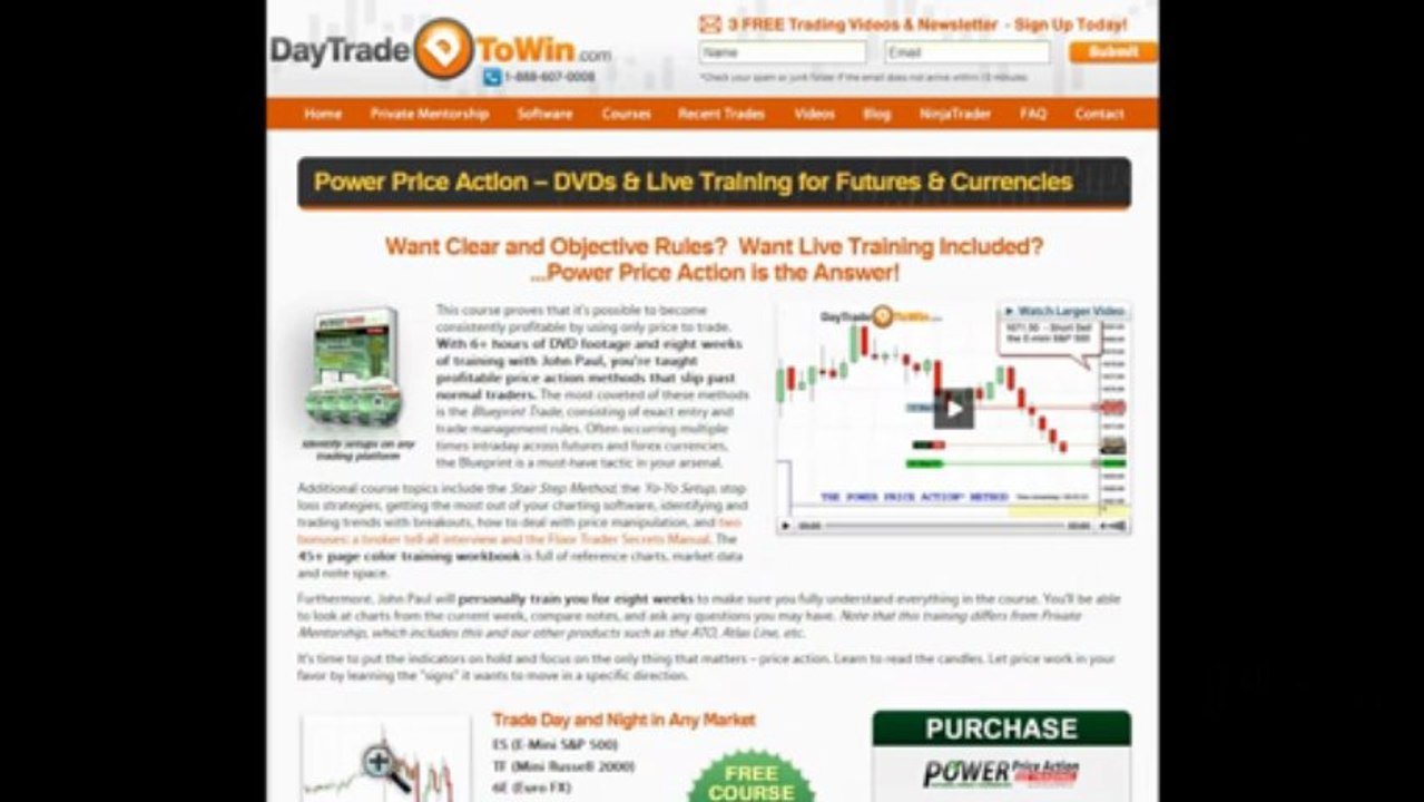 Blueprint Power Price Action Trading for 8 Ticks