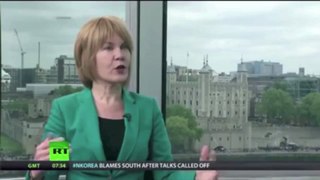 UFO Shows Up On Russia Today News In London, England, June 13, 2013
