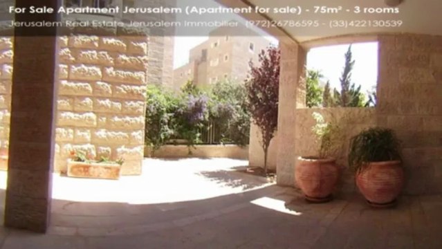 865For sale nice apartment 3 rooms with a balcony in Arnona, Jerusalem Real Estate