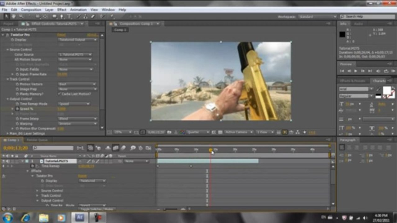 How To Use Twixtor In After Effects (Voice Tutorial)
