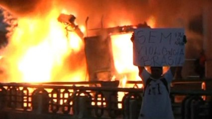 President tries to calm Brazil demos