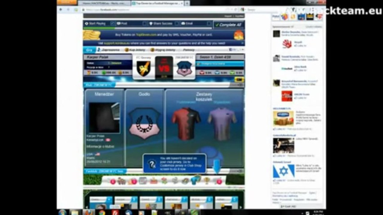 Top Eleven Cash Token Hack update version