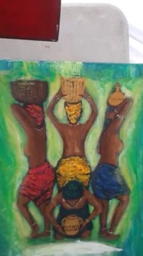 exposition de tableaux au parc de cérisier d'argenteuil avec l'artiste-peintre Blaise