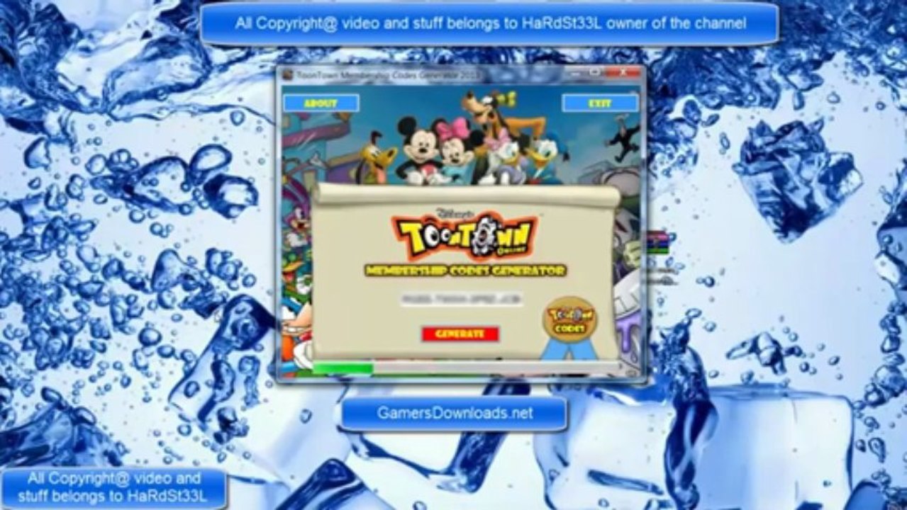 ToonTown Membership Code Generator 2013 Free Download .