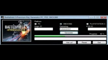 Free Battlefield 3 Premium key generator Download