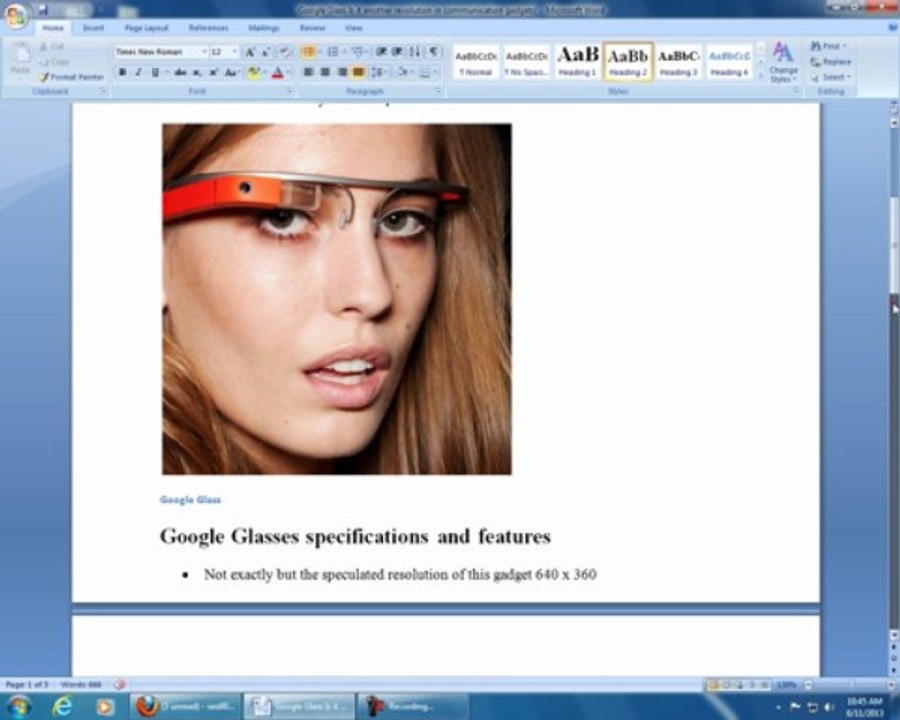 Navigating Document of Ms Word 2007 ch 1 pt 3