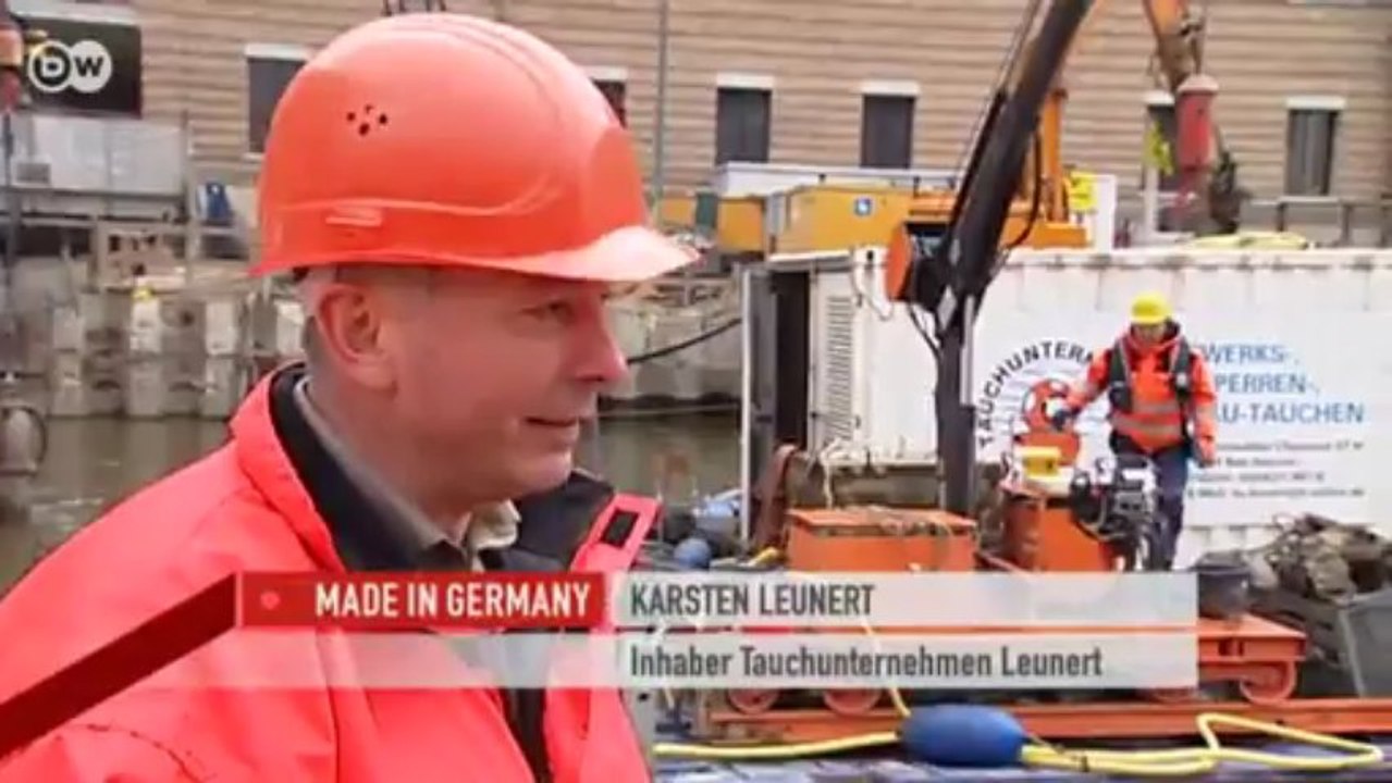 Knochenjob Industrietaucher - Schweißen unter Wasser | Made in Germany