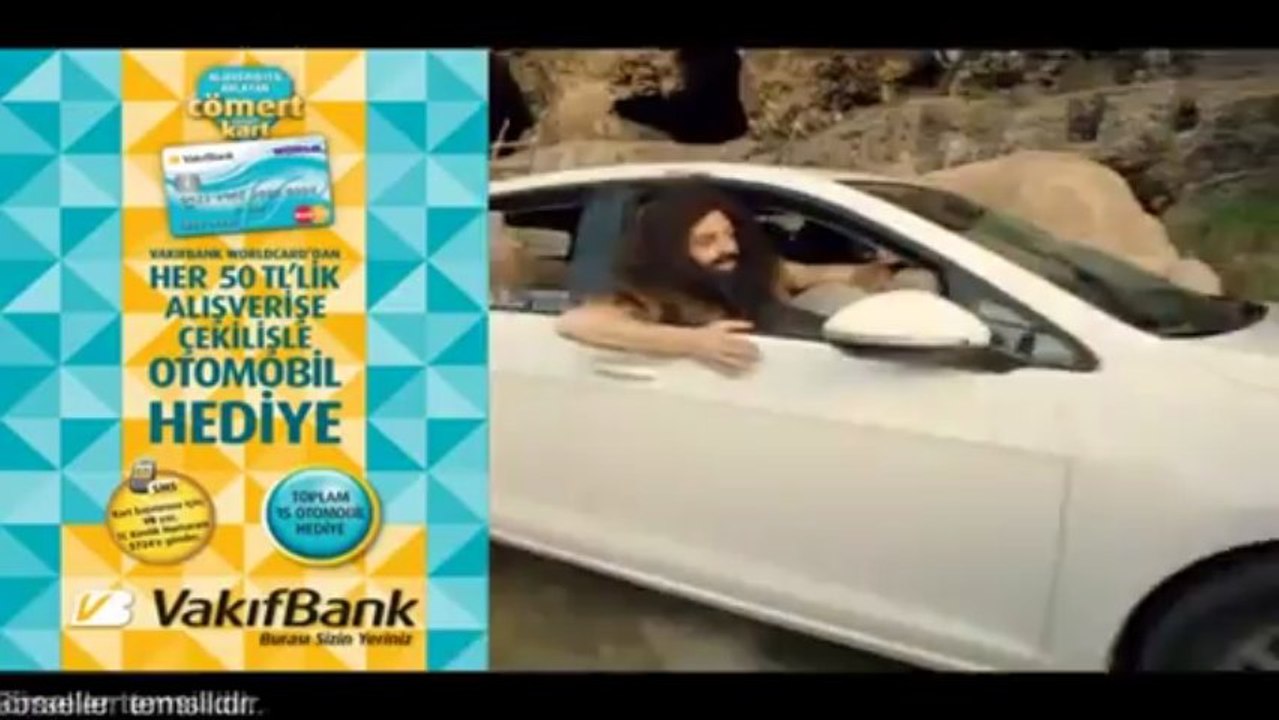 vakıfbank taş devri reklamı yeni 2013 - bankalar.org