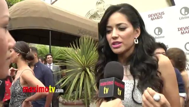 Edy Ganem Interview at Devious Maids Premiere Party ARRIVALS