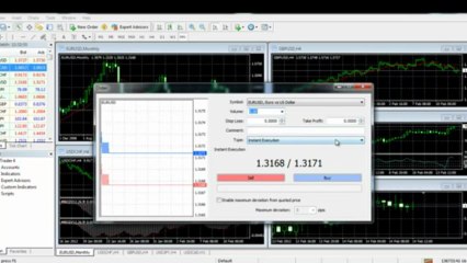 LiteForex video tutorial- Opening orders (MT4)