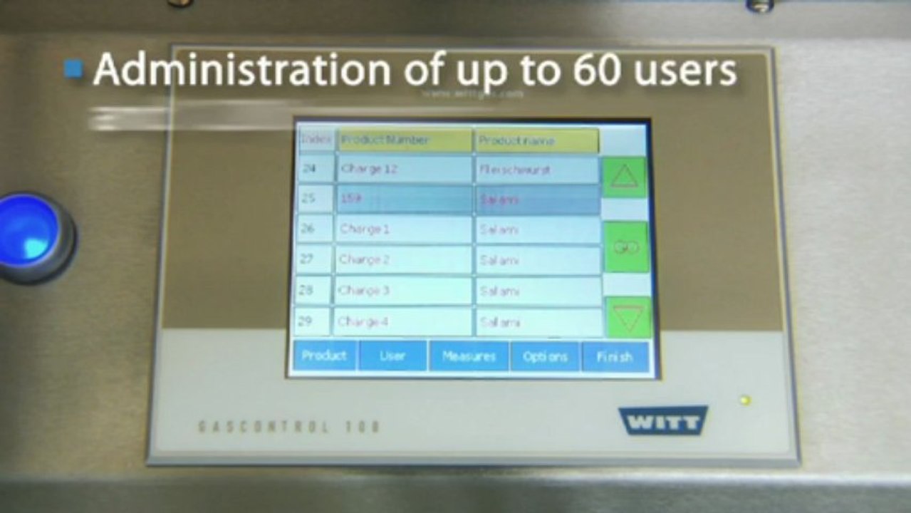 Leak detection of modified atmosphere food packages WITT LEAK MASTER