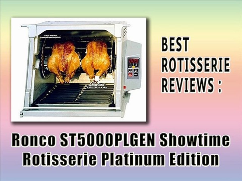 Best Rotisserie Reviews - Ronco ST5000PLGEN Showtime Rotisserie Platinum Edition