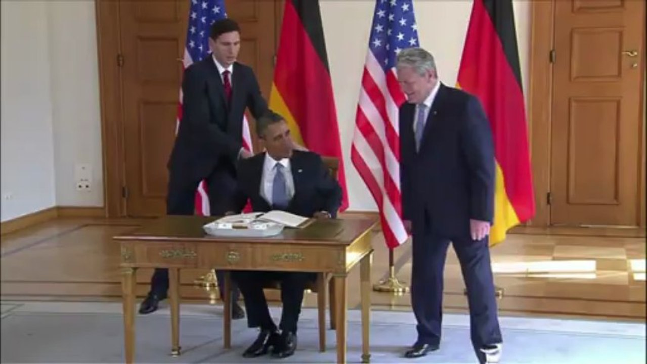 Berlin rollt Obama den roten Teppich aus
