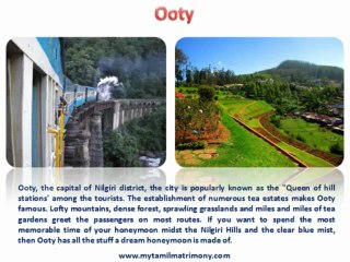 Honeymoon Locations In SouthIndia-Mytamilmatrimony.com-Tamil Matrimony