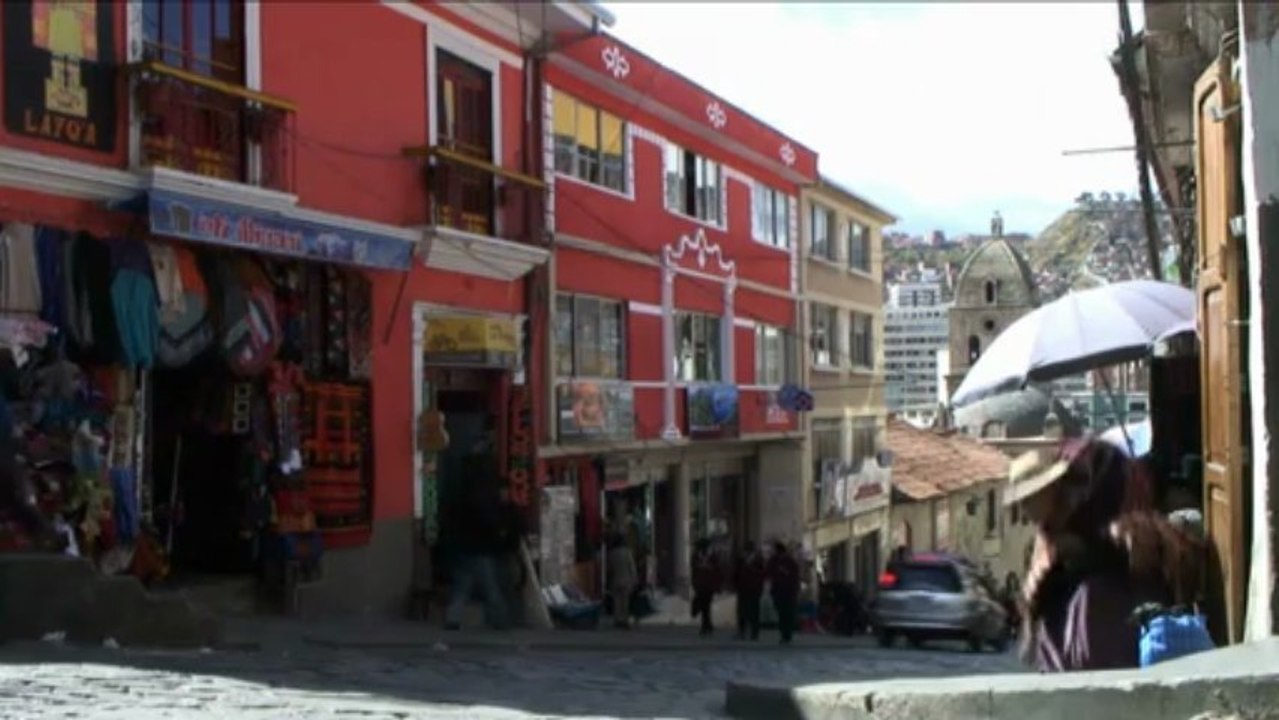 Temps flou - Bolivie La Paz Calle Sagarnaga - Extrait