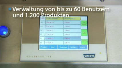 Dichtheitsprüfung von Lebensmittelverpackungen mit Schutzatmosphäre WITT LEAK-MASTER