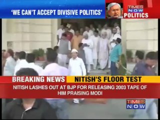 Nitish wins trust vote in Bihar Assembly