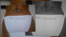 Tamara Ecclestone Shows Off Customised Mrs Rutland Bikini Bottoms