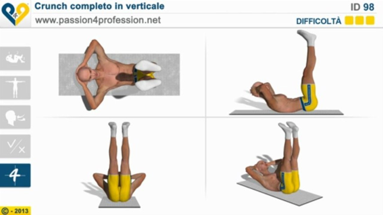 Crunch completo in verticale