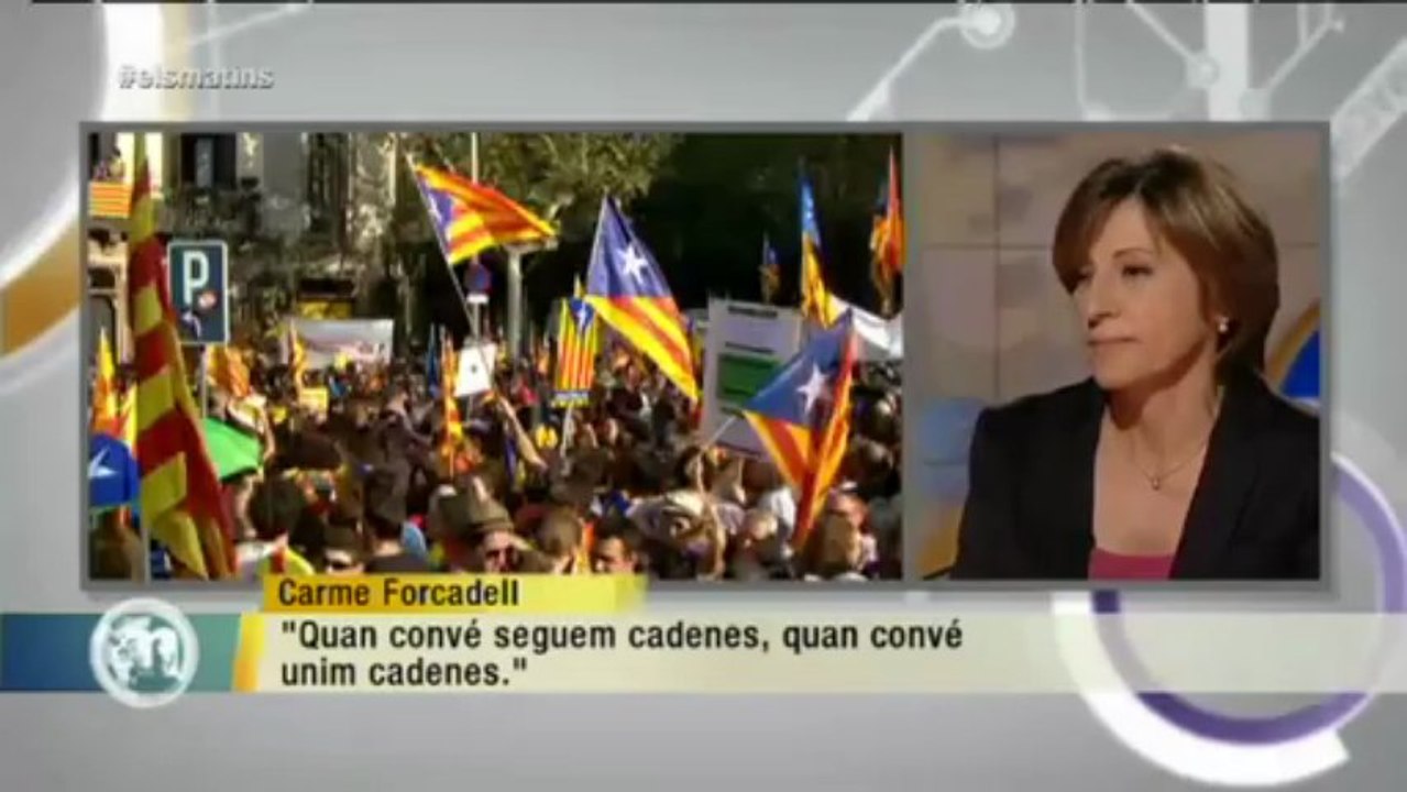 TV3 - Els matins - Forcadell: "Tinc un  mandat d'un any i quan es faci la consulta jo seré encara
