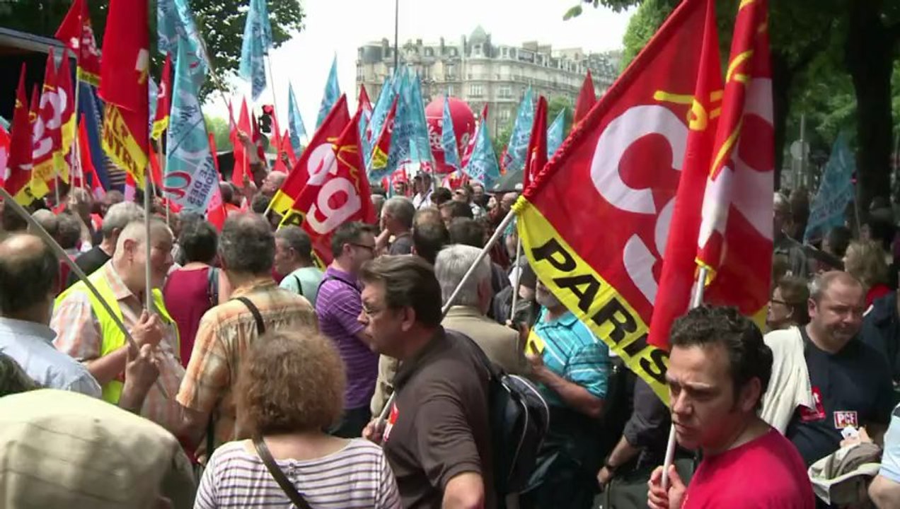 CGT, CFDT et Unsa pour un "changement de cap" en Europe