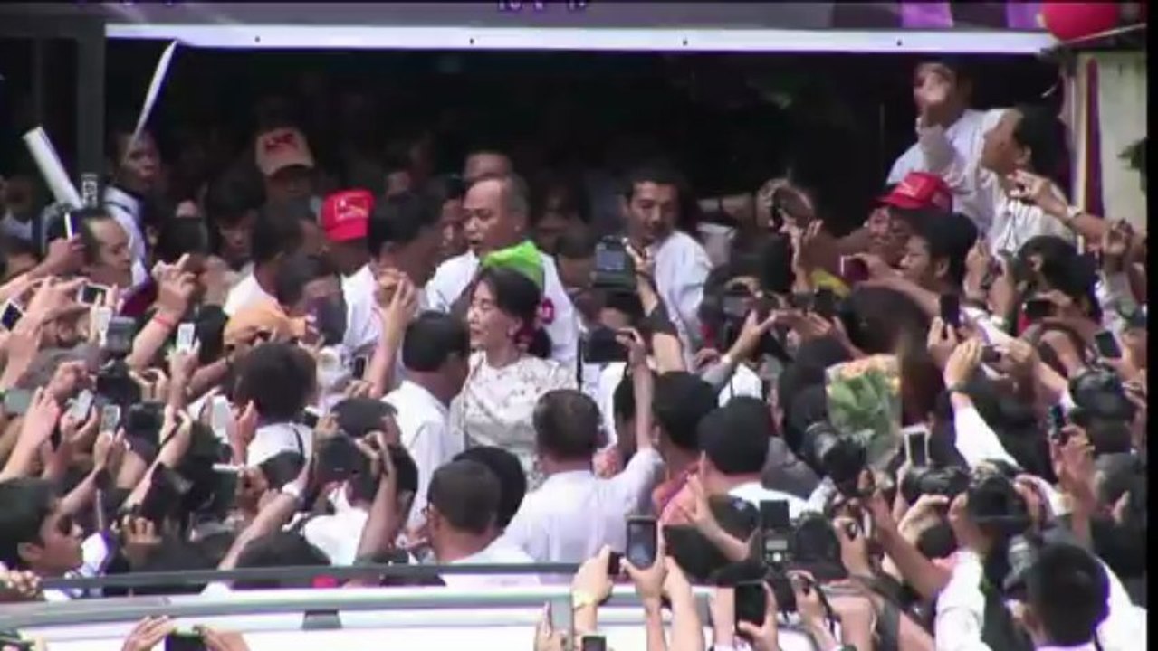 Aung San Suu Kyi celebrates 68th birthday