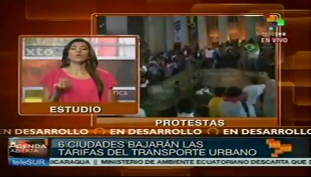 Dilma Rousseff califica como legítimas las protestas en Brasil