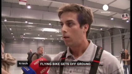 Flying bike gets off the ground