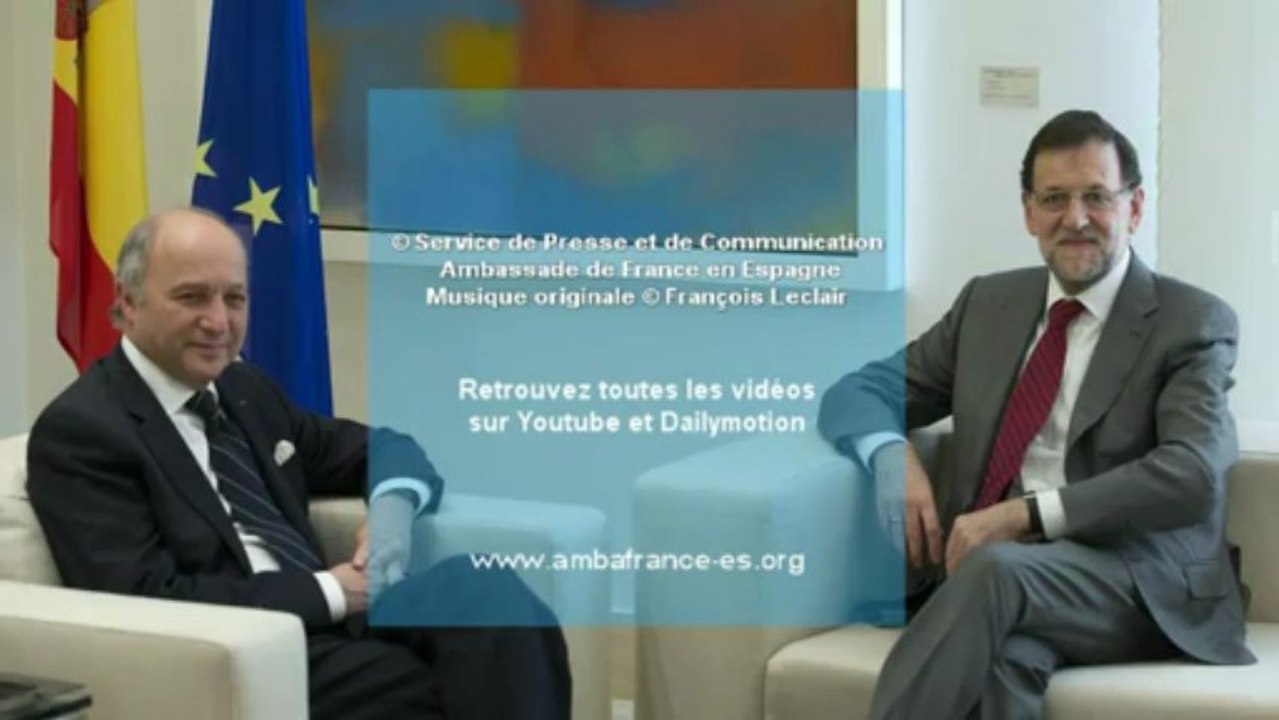 Visite à Madrid de Laurent Fabius - 13.06.2013 (sous-titrée en espagnol)