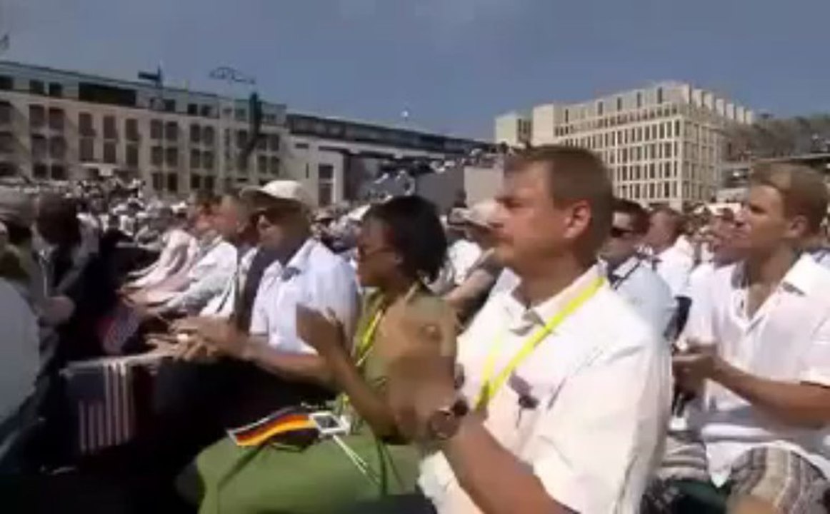 President Obama Brandenburg Gate Berlin Germany Speech