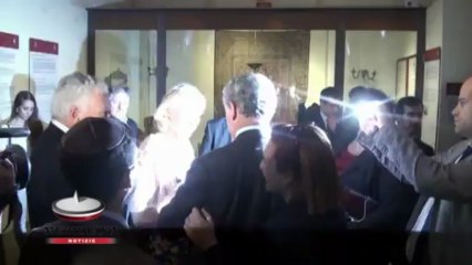 Josefa Idem alla Sinagoga di Roma: “il mio ministero lavorerà per la convivenza fra i popoli”