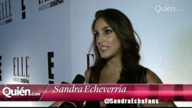 Sandra Echeverria habla sobre su estilo personal en el evento Elle Mexico Diseña