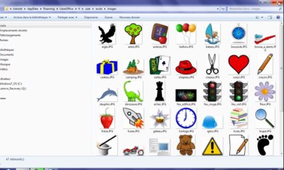 Présentation de l'interface école pour Libre Office