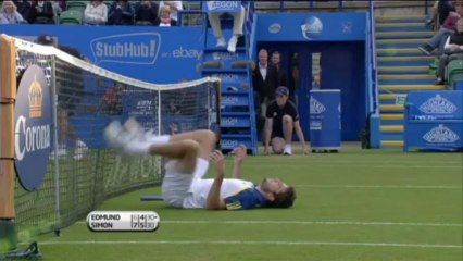 Eastbourne - Simon a failli être renversé