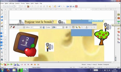 Utiliser l'interface école pour Libre Office avec des élèves de cycle 2